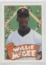1992 Topps Kids Willie McGee #61 0au4