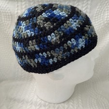 Adult Handmade Crochet Skull Cap Kufi