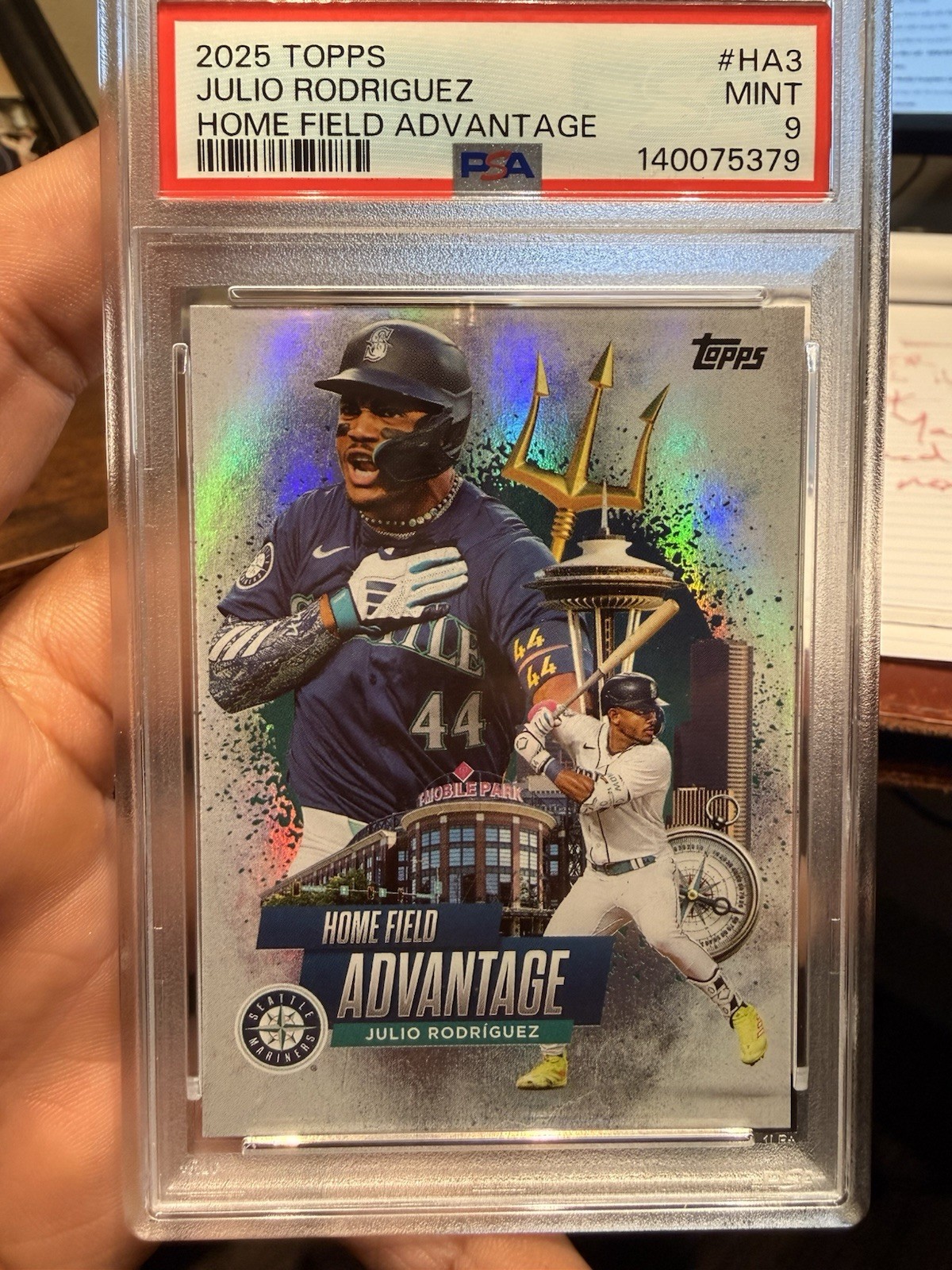 2025 Topps Home Field Advantage Julio Rodriguez Case Hit SSP Mariners