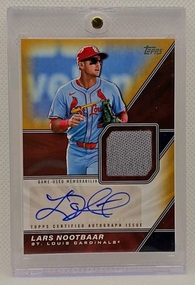 Lars Nootbaar *31/50* 2026 Topps Series 1 - Major League Material Auto #MLMA-LN