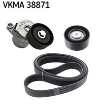 KEILRIPPENRIEMENSATZ FÜR BMW 1 (F20), BMW 5 (G30, F90) - SKF VKMA 38871