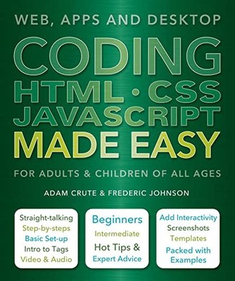 Coding HTML CSS JavaScript Made Eas..., Johnson, Freder