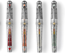 $50K Montegrappa ALCHEMIST Fountain Pen set of 4 Elements LE 125 NEW Year 2012