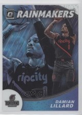 2019-20 Panini Donruss Optic Rainmakers Damian Lillard #11 yj4