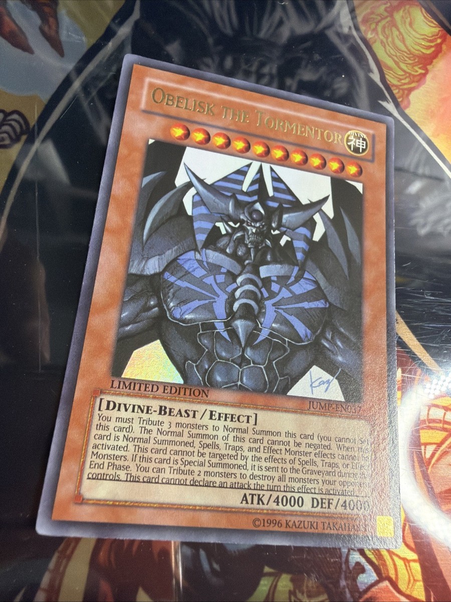 YUGIOH LIMITED EDITION JUMP-EN037 OBELISK THE TORMENTOR ULTRA RARE