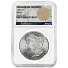 1880-S $1 Morgan Silver Dollar NGC MS63 Bullion Plus Label Bag Fragment