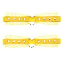 2 PCS Adjustable Lace Heart Shaped Thigh Garter Elastic Leg Belt For Women