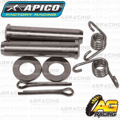 Apico Fußraste Fuß Peg Bolzen & Feder Set Für Husaberg TE 125 250 300 2011-2014