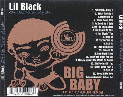 LIL BLACK ON THE ROAD AGAIN NEW CD