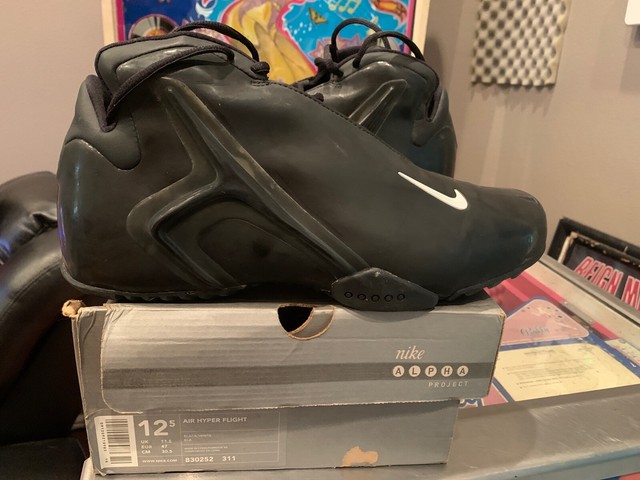 2001 Nike Zoom Hyperflight Black Out Sz 12.5 599503 Mens Basketball Shoe RARE KG | eBay