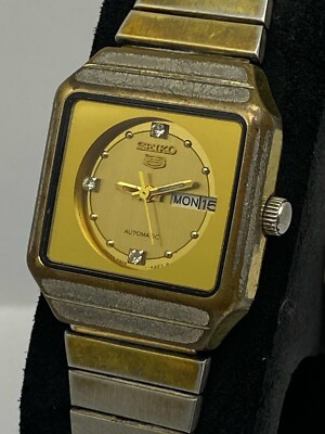 Seiko 5 2906-056A Automatic 17 Jewels Day/Date Women Vintage Watch