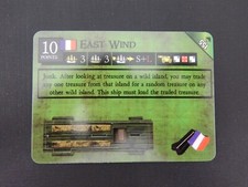 Wizkids Pirates Ocean's Edge 155 East Wind Unpunched FREE SHIPPING USED