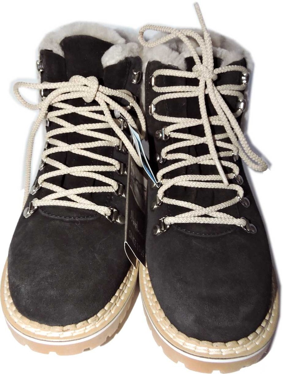Montelliana Hiking Boots High Top Lace Up Lug Sole Combat  display picture 3