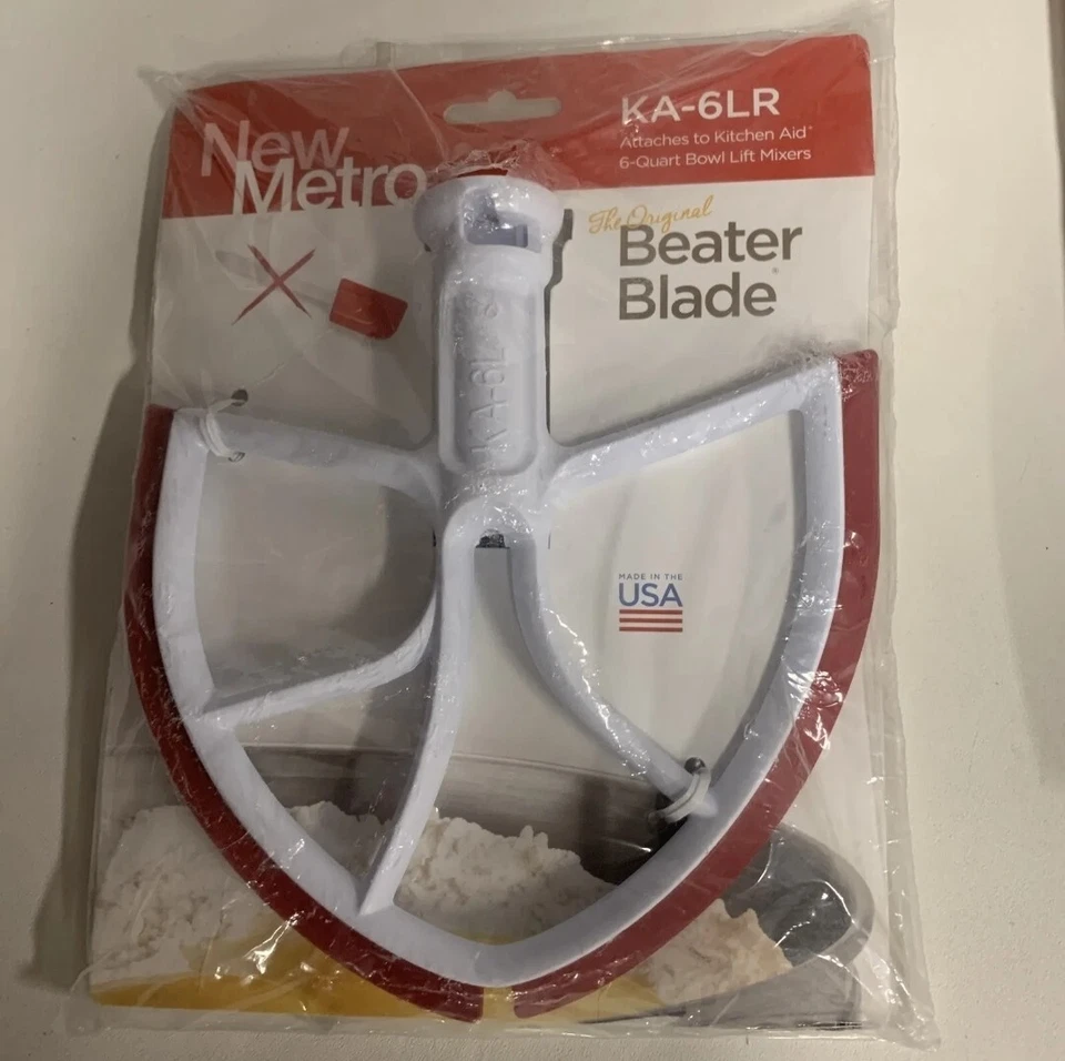 Nueva hoja batidora original Metro KA-6LR funciona con la mayoría KitchenAid tazón de 6 o 7 cuartos-L Foto 3 de 3