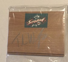 TANISHA WRIGHT Seattle STORM Basketball WNBA Signed Floor Tile 5"x4" Dream