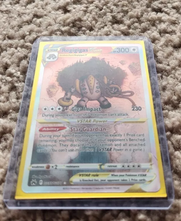 Pokemon Trading Card Game GG55/GG70 Regigigas VSTAR : Rare Ultra Card :  SWSH12.5 Crown Zenith - Trading Card Games from Hills Cards UK