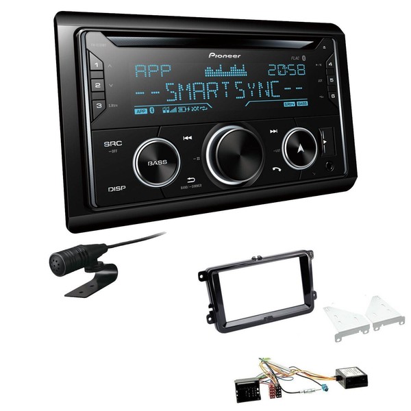 Pioneer Autoradio CD Bluetooth USB Einbauset FüR Skoda Yeti Ab 2009 Canbus-image