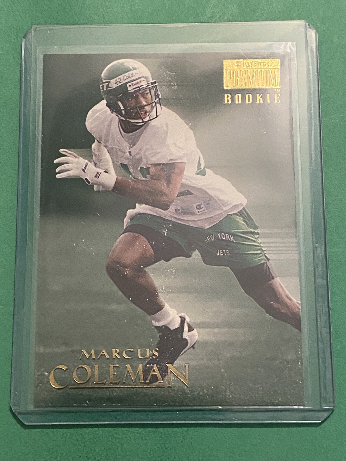 1996 Skybox Premium - #186 Marcus Coleman (RC) New York Jets