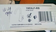 Delta Faucet 1953LF-RB Single Handle Bar/Prep Faucet, Venetian Bronze