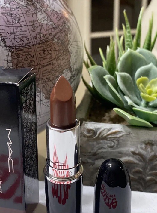 MAC Lusterglass Sheer Shine Lipstick 553 I Deserve This Full