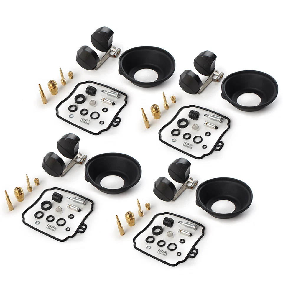 Kit de reconstrucción de reparación de carburador 4 juegos aptos para Yamaha XJ600S Seca II 1996-2003 EE. UU. Foto 4 de 4