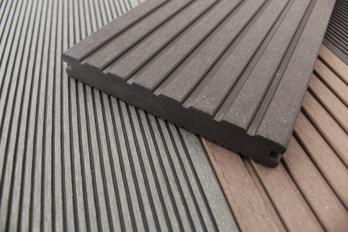 WPC Bambus Polymere Terrassendiele Vollprofil 20x145 mm Terrassen Dielen |  eBay