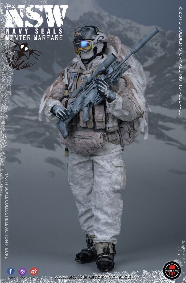 SOLDIER STORY SS109 NSW NAVY SEALS WINTER WARFARE “MARKSMAN” 1/6