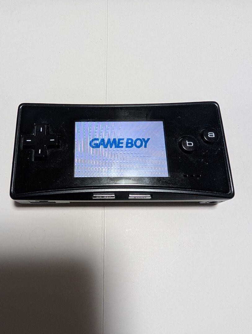 Game Boy Micro Black Nintendo Handheld Game Console 5th Generation