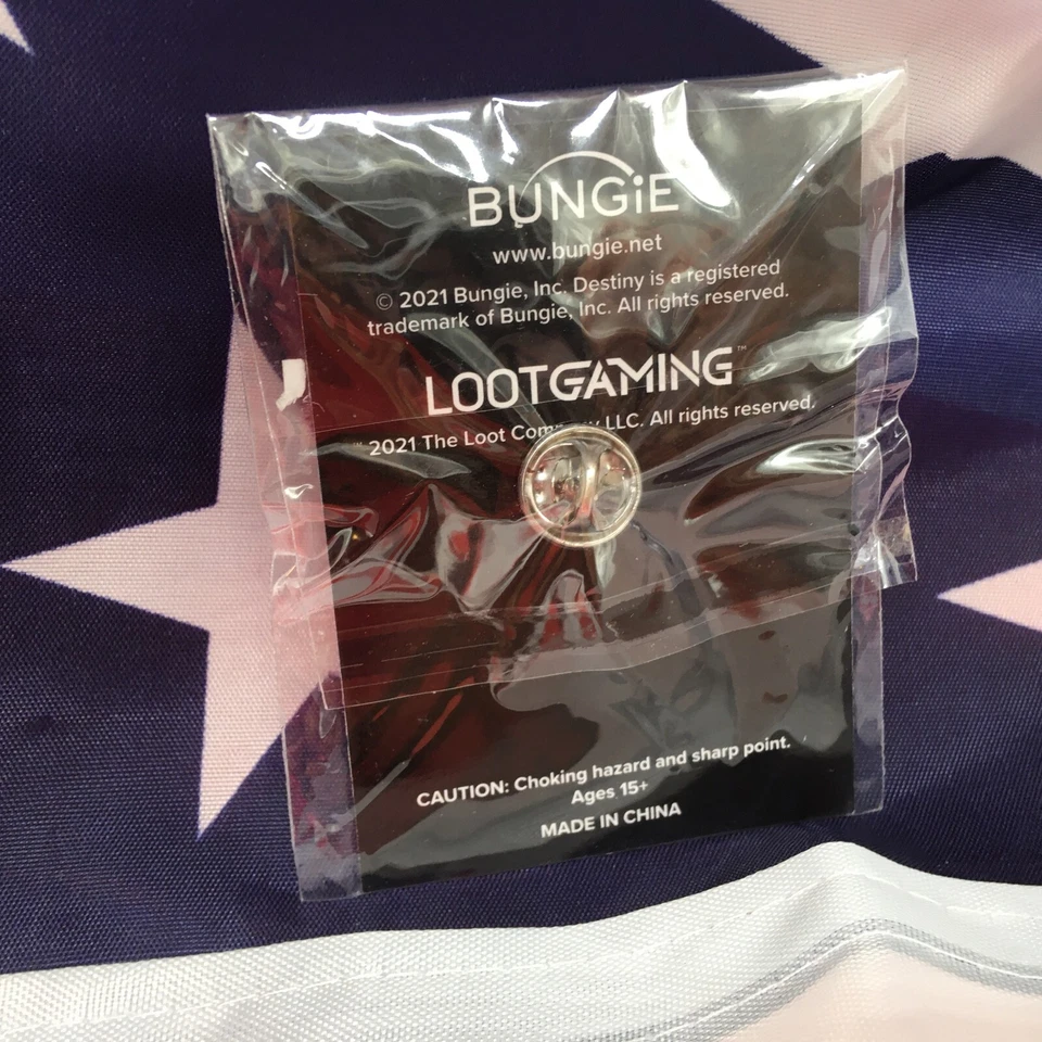 Destiny Crate NESSUS Exclusive Collectible Pin Taikonaut Helmet 2021 NEW Sealed - Image 2 of 2