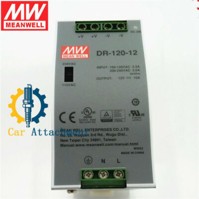 1 pcs MEAN WELL DR-120-12 120W 12V 10A Switching power supply