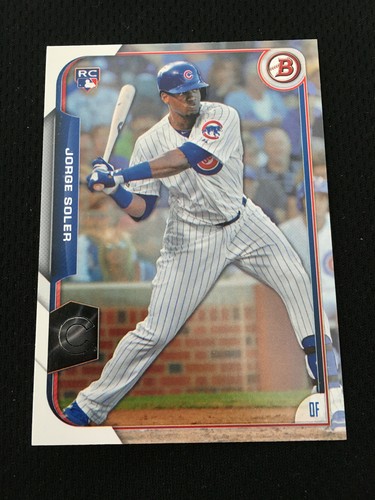 JORGE SOLER ROOKIE BOWMAN 2015 ATLANTA BRAVES RC BASEBALL CARD EBay