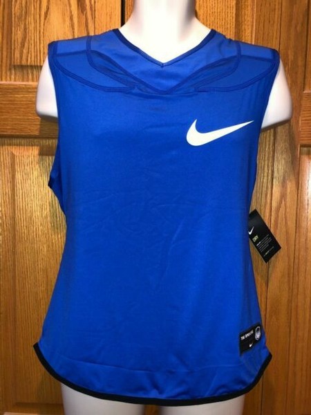 2 Nike Mens Large Vapor Speed Pro Football Shirt Padded Shoulders Blue for sale online | eBay