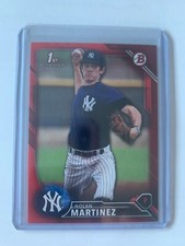 2016 Bowman Draft Draft Picks Red #D /5 Nolan Martinez #BD-106 NY Yankees