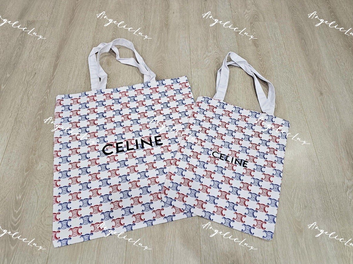 CELINE VIP GWP Gift Monogram Reusable Cotton Eco Shopping Tote Bag  