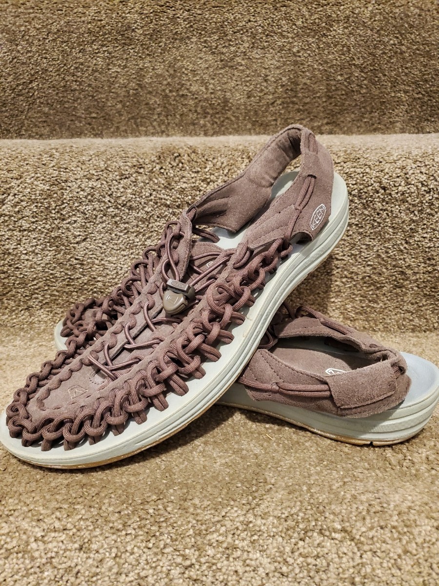 Keen Water Shoes Braided Cord Bungee Brown Mens Size 12  display picture 3