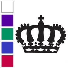 Royalty Crown King Queen, Vinyl Decal Sticker, Multiple Colors  Sizes 6136