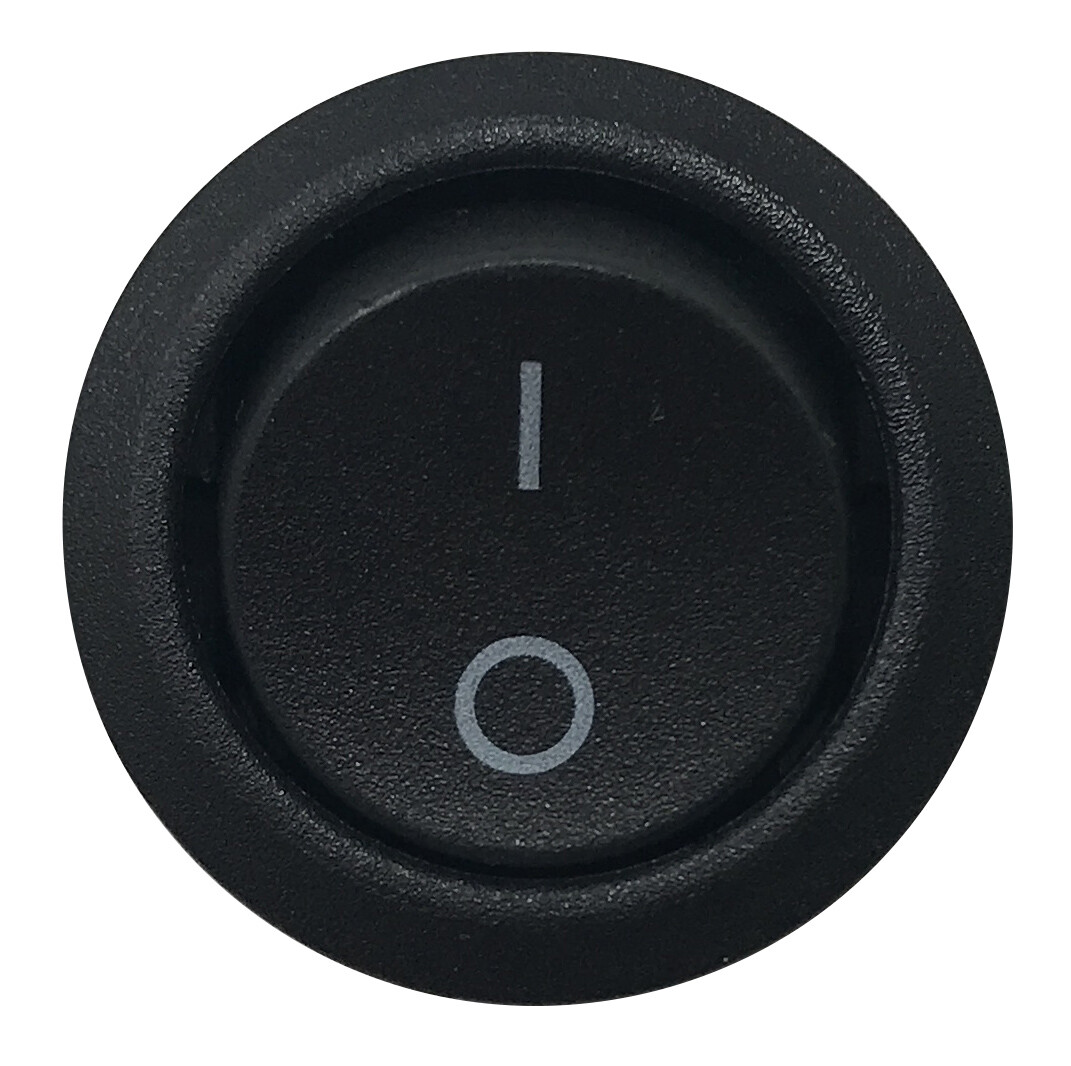 4 Pack Black Non-Illuminated Momentary ON OFF Round Rocker Switches 12V ...
