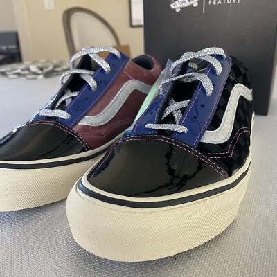 57 Feature x Vans Og Old Skool Lx Sinners Club Shoes Black Mens 9