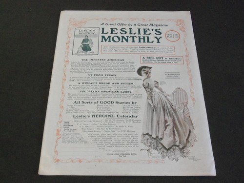 1903 NOVEMBER 14 SATURDAY EVENING POST MAGAZINE - HARRISON FISHER COVER - K 810 - Picture 2 of 2