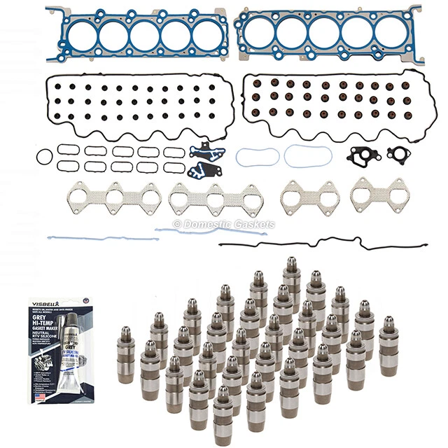 Juego de elevadores de juntas de culata para Ford F250 F350 F450 F550 Super Duty 05-11 6,8 VIN Y Foto 3 de 4