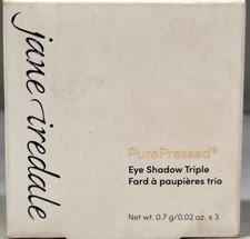Jane Iredale PurePressed Eye Shadow Triple, 0.02oz x 3 - CHOOSE SHADE