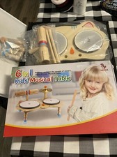 6 In-1 Kids Musical Table Ages 3 By Oaths Wood
