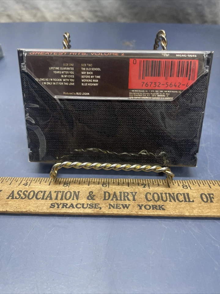 New Sealed Greatest Hits, Vol. 2 by John Conlee Cassette 1985 MCA Nashville — 第 3/3 张图片