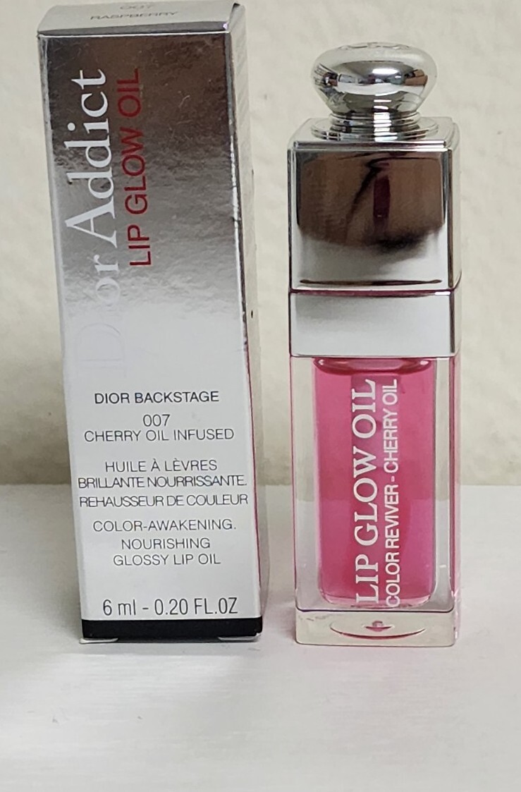 Dior Addict Lip Glow Oil - 007 Raspberry, 0.20 fl oz