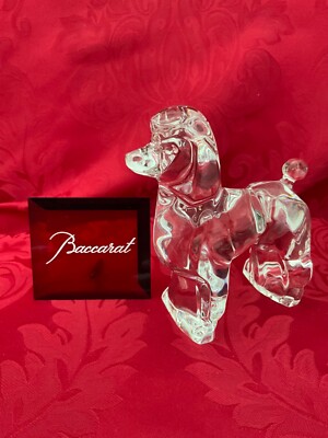 FLAWLESS Exceptional France BACCARAT Glass Crystal CANICHES
