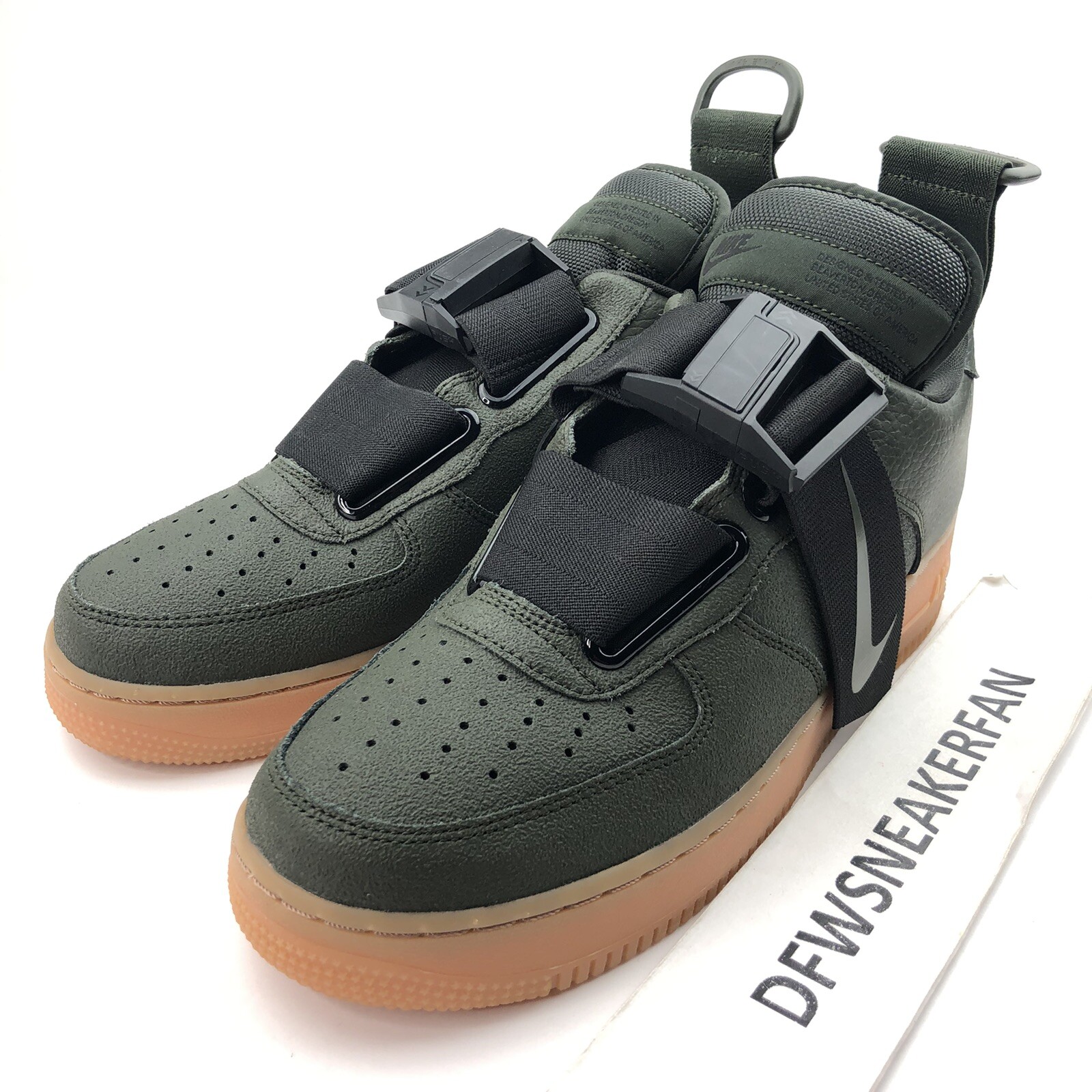 black air force 1 utility men's