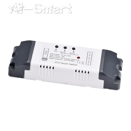 Modulo switch intelligente RF 2 canali Wifi telecomando modulo interruttore relè interruttore 433 MHz - Foto 19 di 27