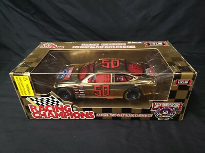 Racing Champions 50th Anniversary NASCAR Gold 1:24 Scale Diecast Car