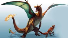 Pokemon pokmon charizard charmander charmeleon anime Pad Gaming Mat Desk