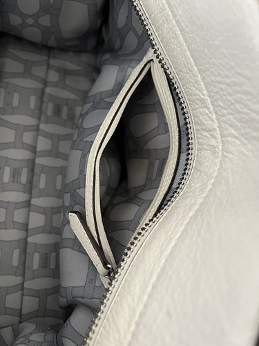 Aimee Kestenberg Leather Handbag White Bag Purse Top Handle Medium Clean - Picture 13 of 18